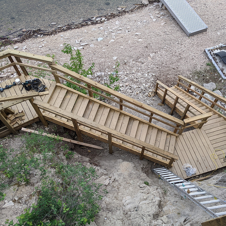 Lake Country, BC - Outdoor Stair Build