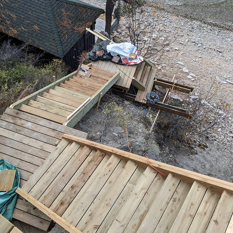 Lake Country, BC - Outdoor Stair Build